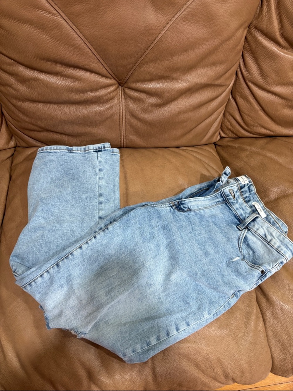 Wonderly Light Blue Girlfriend Denim Jeans